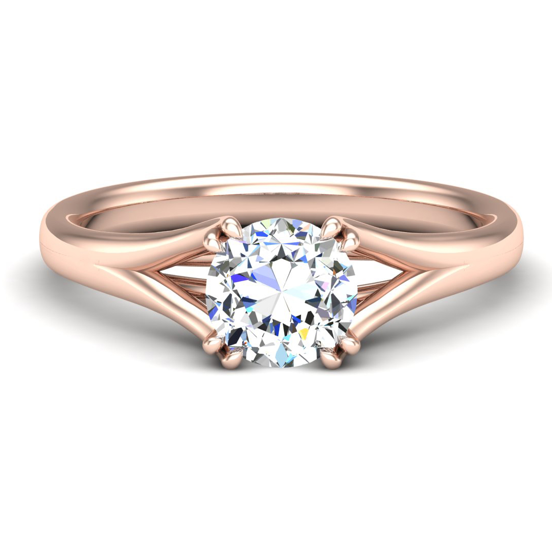 Iris Solitaire Engagement Ring